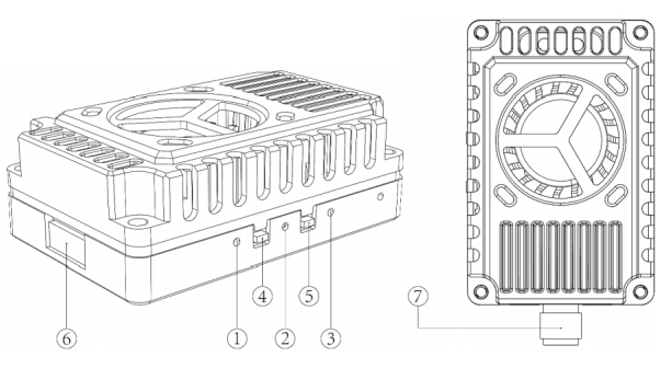 1.7G 4W UAV Video Transmitter 8 canali 1680M-1960M FPV VTX Trasmissione di immagini a lunga distanza 0