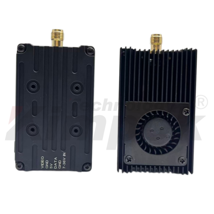 AL7210 6.1â7.2 GHz 10W High-Power Video Transmitter (VTX) â 64 Channels, IRC Tramp Remote Control 1