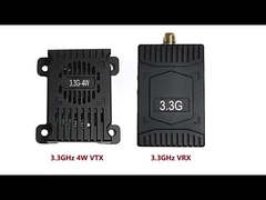 3.3Ghz FPV VTX 4W Trasmettitore video a lungo raggio per droni video link DC 12V-36V
