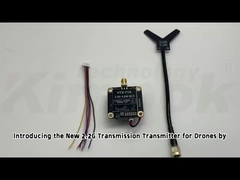Nuovo trasmettitore di trasmissione 2.2G per droni 4.5W VTX Potenza Immagine stabile Esperienza di volo migliorata