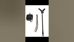 Trasmettitore Video 2.2G 4.5W 8CH: Trasmissione del Segnale FPV del Drone Potente! #tecnologiadroni #attrezzaturafpv