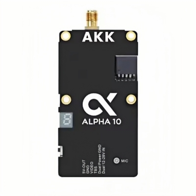 AKK Alpha 10 10W Drone VTX 4.9G 5.8GHz 80CH 10W FPV Video Trasmettitore