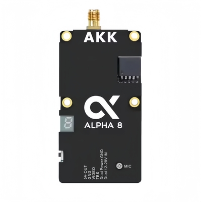 Trasmettitore Video Analogico 8W 5.8GHz-6.0GHz Soluzione FPV a Lungo Raggio per Droni