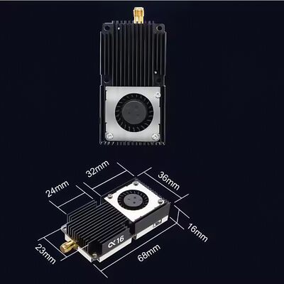 Trasmettitore video drone AKK ALPHA 16W Ultra Wide Band 96CH FPV VTX UAV 6GHz