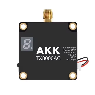 AKK 8W VTX 5.8G 8W Trasmettitore video wireless 8000mW FPV VTX Supporto audio intelligente per RC Drone FPV Racing