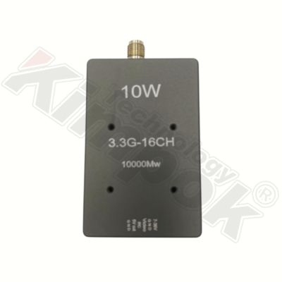 Trasmettitore video VTX UAV da 10W ad alta potenza 3.3G, 3.3 GHz FPV VTX, supporta il protocollo IRC Tramp per droni RC