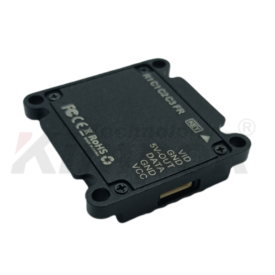 Trasmettitore di trasmissione video UAV a doppia banda da 4,9 GHz e 5,8 GHz con potenza di 2,5 W e trasmissione a lungo raggio di 20 km