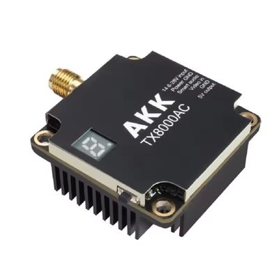 AKK 8W 5.8G FPV VTX trasmettitore video wireless con audio intelligente per corse di droni a lungo raggio