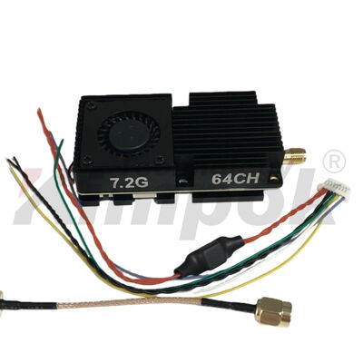 Kimpok Ultra Long Range 7.2G 10W VTX Drone accessorio video trasmettitore di potenza commutabile UAV VTX 64CH trasmissione d'immagine Shenzhen Made