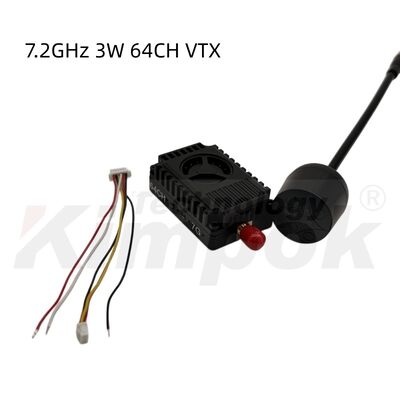 6.1-7.2GHz 3W High-Power 64-Channel FPV VTX Video Transmitter per la trasmissione del segnale HD dei droni