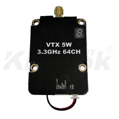 3.3GHz 5W High Power Analog Image Transmission Module for FPV Model Airplane and Racing Machine Accessories Factory Direct Sale
